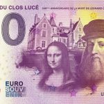 Chateau du Clos Lucé 2019-5 0 euro souvenir leonard de vinci