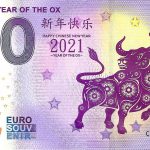 Chinese Year of the Ox 2021-1 0 euro souvenir banknotes
