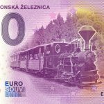 Čiernohronská železnica 2021-1 0 euro souvenir bankovka slovensko