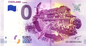 Cigoland 2018-1 alsace 0 euro billet schein