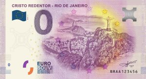 Cristo Redentor – Rio de Janeiro 2019-1 0 euro souvenir zero euro banknote