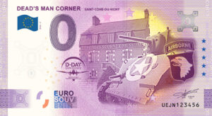 Dead's Man Corner 2024-2 Airborne Museum 0 euro souvenir france banknotes