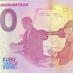 Der Einigungsvertrag 2020-21 0 euro souvenir banknotes germany