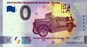 Deutsches Feuerwehr Museum – Fulda 2021-2 0 euro souvenir schein germany