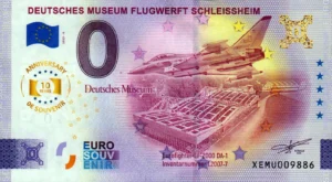 Deutsches Museum Flugwerft Schleissheim 2025-6 0 euro souvenir germany anniversary