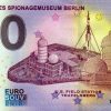Deutsches Spionagemuseum Berlin 2021-2 0 euro souvenir banknote germany