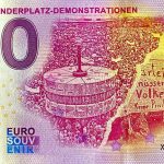 Die Alexanderplatz-Demonstrationen 2020-2 Anniversary 0 euro souvenir banknote germany