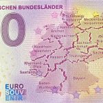 Die Deutschen Bundesländer 2020-19 0 euro souvenir schein banknote
