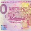 Die Erste Gesamtdeutsche Olympiamannschaft 2020-24 0 euro souvenir schein banknote