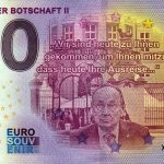 Die Prager Botschaft II 2021-65 0 euro souvenir schein germany banknote
