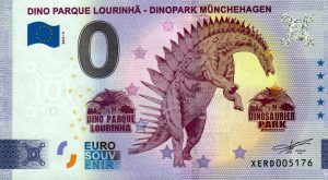 Dino Parque Lourinha 2022-4 0 euro souvenir banknotes germany