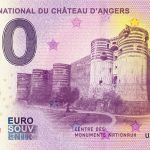 Domaine National du Chateau D´Angers 2020-1 0 euro souvenir banknotes billet france
