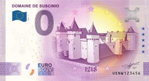 Domaine de Suscinio 2021-1 0 euro souvenir banknotes france