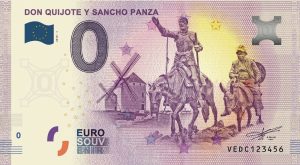 Don Quijote y Sancho Panza 2019-1 0 euro banknote