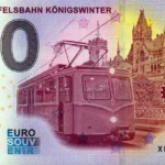 Drachenfelsbahn Konigswinter 2024-1 0 euro souvenir banknotes germany