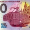 Drachenfelsbahn Konigswinter 2025-1 0 euro souvenir banknotes germany