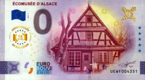 Écomusée D´Alsace 2025-1 0 euro souvenir anniversary france banknotes