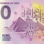 Egypt – Pyramids of Giza 2019-1 0 euro souvenir schein