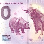 FRANKFURT BULLE UND BÄR 2018-1 zero euro souvenir bankovka 0 e banknote