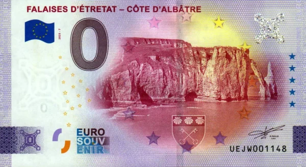 Falaises D´Etretat – Cote D´Albatre 2025-7 0 euro souvenir france