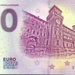 Ferrara 2019-1 0 euro souvenir banknote castello estense