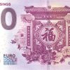 Five Blessings 2018-1 0 euro souvenir bankovka zero euro banknote