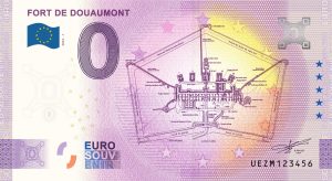 Fort de Douaumont 2022-1 0 euro souvenir banknotes france