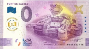 Fort de Salses 2025-2 0 euro anniversary france