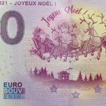 France 2021 – Joyeux Noel ! 2021-2 0 euro souvenir france banknotes