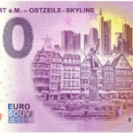 Frankfurt a.M – Ostzeile – Skyline 2025-5 0 euro souvenir germany banknote
