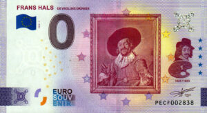 Frans Hals 2024-1 0 euro souvenir banknotes netherlands