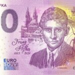 Franz Kafka 2024-2 0 euro souvenir banknotes czech republic