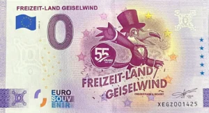 Freizeit-Land Geiselwind 2024-3 55 Jahre 0 euro souvenir banknotes germany