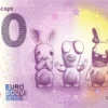 Futoroscope 2025-13 3 Lapins Cretins 0 euro souvenir banknotes france