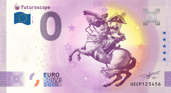 Futuroscope 2024-10 0 euro souvenir banknotes france
