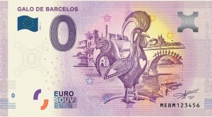 Galo de Barcelos 2019-1 0 euro souvenir zero euro banknote schein