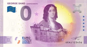 George Sand 2021-10 0 euro souvenir banknotes france