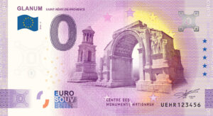 Glanum 2024-2 0 euro souvenir banknotes france