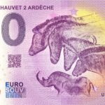 Grotte Chauvet 2 Ardèche 2022-2 0 euro souvenir banknotes france