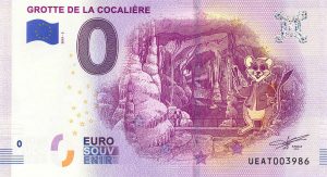 Grotte de la Cocaliére 0 euro souvenir france billet banknote
