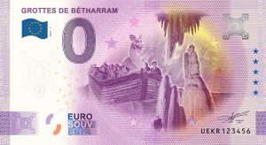 Grottes de Bétharram 2022-1 0 euro souvenir banknote france