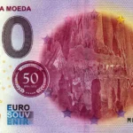 Grutas da Moeda 2024-2 0 euro souvenir banknotes portugal