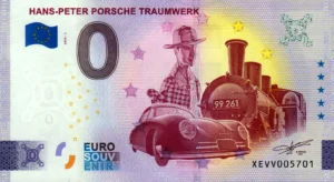 Hans-Peter Porsche Traumwerk 2024-1 0 euro souvenir banknotes germany