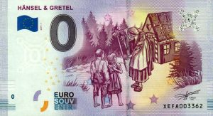Hansel und Gretel 2019-1 zero euro banknote 0 € souvenir