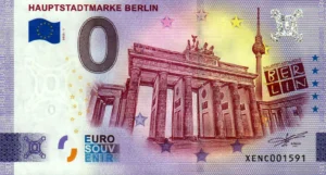 Hauptstadtmarke Berlin 2025-1 0 euro souvenir banknotes germany