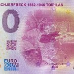 Helene Schjerfbeck 1862-1946 Toipilas 2022-2 0 euro souvenir banknote finland