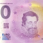 Henri IV 2021-9 0 euro souvenir banknote france