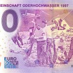 Hilfsgemeinschaft Oderhochwasser 1997 2021-34 0 euro souvenir banknote schein germany