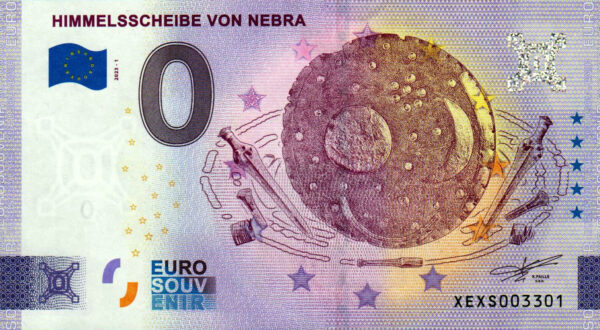 Himmelsscheibe von Nebra 2023-1 0 euro souvenir banknotes germany