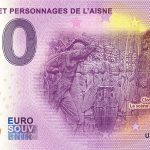 Histoire et Personnages de L´Aisne 2020-1 0 euro souvenir banknotes billet